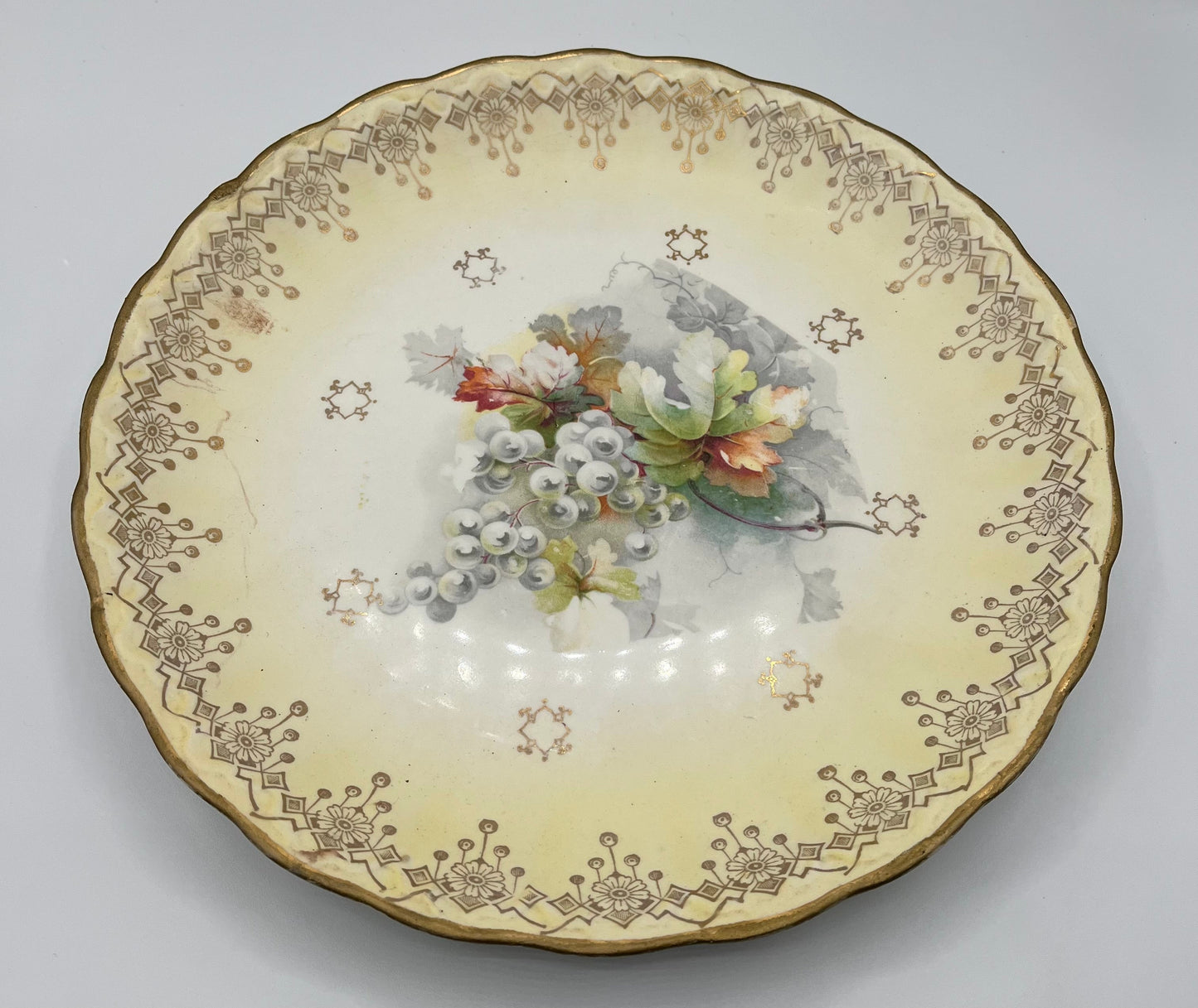 Antique Serving Plate and Bowl (set of 2)